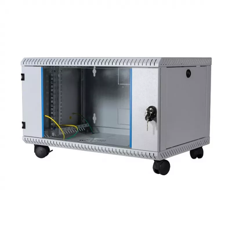 EFB Elektronik 1-Częściowa Szafa Sieciowa do Montażu Ściennego Jasnoszara RAL 7035 9U 19 cali