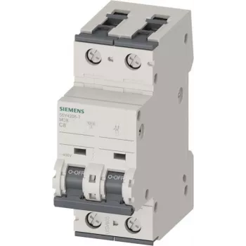 Siemens 5SY42087 SENTRON 5SY4 Wyłącznik nadprądowy 2P C 8A 400V 10kA DIN Szyna
