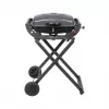 TEESA BBQ 1000 1-Burner Gas Barbecue, Portable, Black