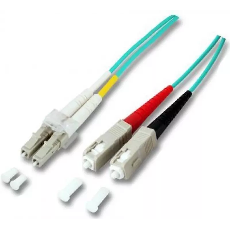 Lightwin LDP-50 LC-SC 20.0 OM3 Fiber Optic Patch Cable 20 m Blue