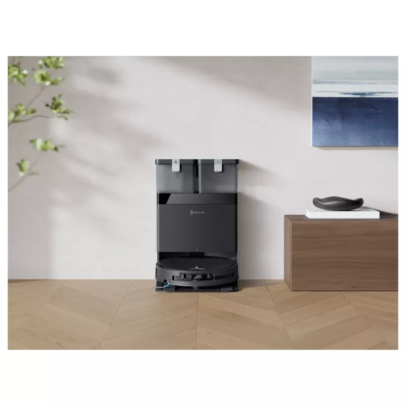 ECOVACS DEEBOT T50 OMNI Gen3 Robot Sprzątająco-Myjący, Czarny, 8000 Pa Siły Ssania, Stacja Samooczyszczająca
