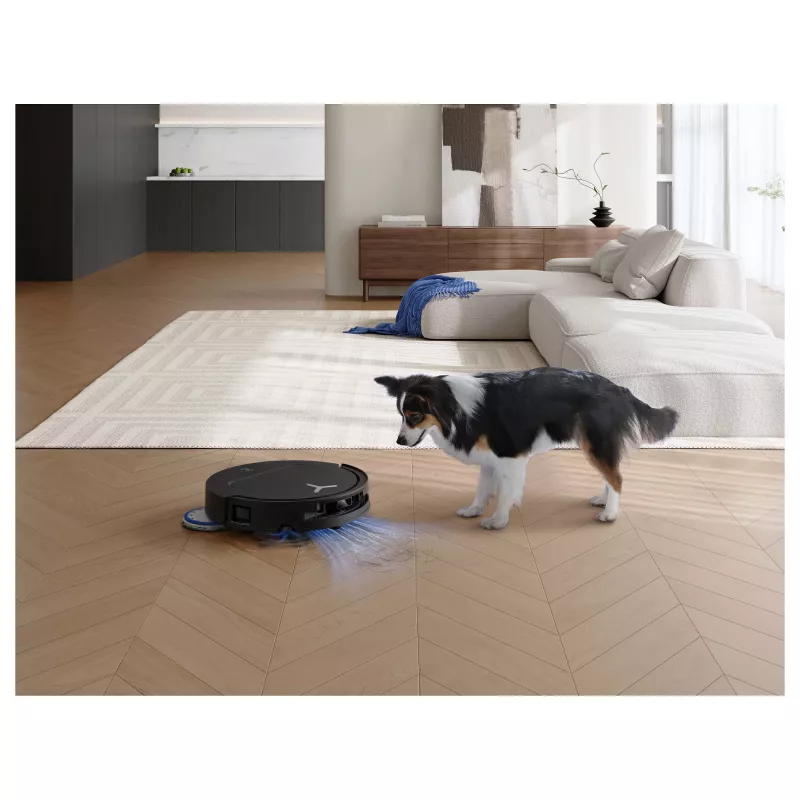 ECOVACS DEEBOT T50 OMNI Gen3 Robot Sprzątająco-Myjący, Czarny, 8000 Pa Siły Ssania, Stacja Samooczyszczająca
