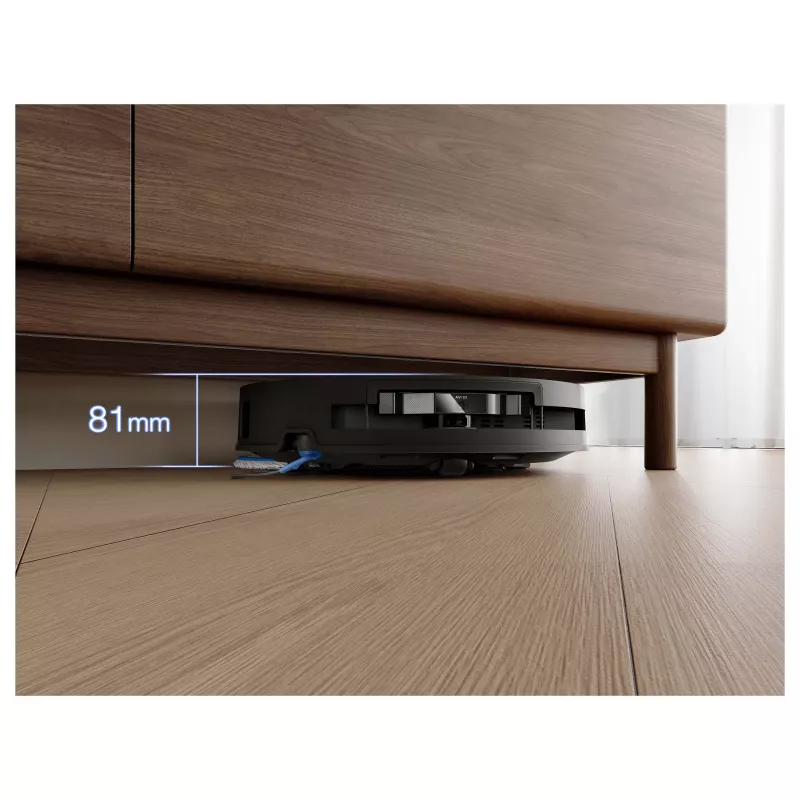 ECOVACS DEEBOT T50 OMNI Gen3 Robot Sprzątająco-Myjący, Czarny, 8000 Pa Siły Ssania, Stacja Samooczyszczająca