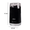 ELDOM MK40 Młynek do Kawy Czarny 150W Młynek Żarnowy