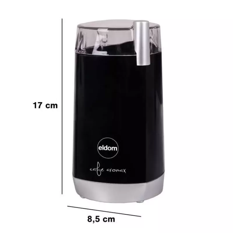 ELDOM MK40 Młynek do Kawy Czarny 150W Młynek Żarnowy