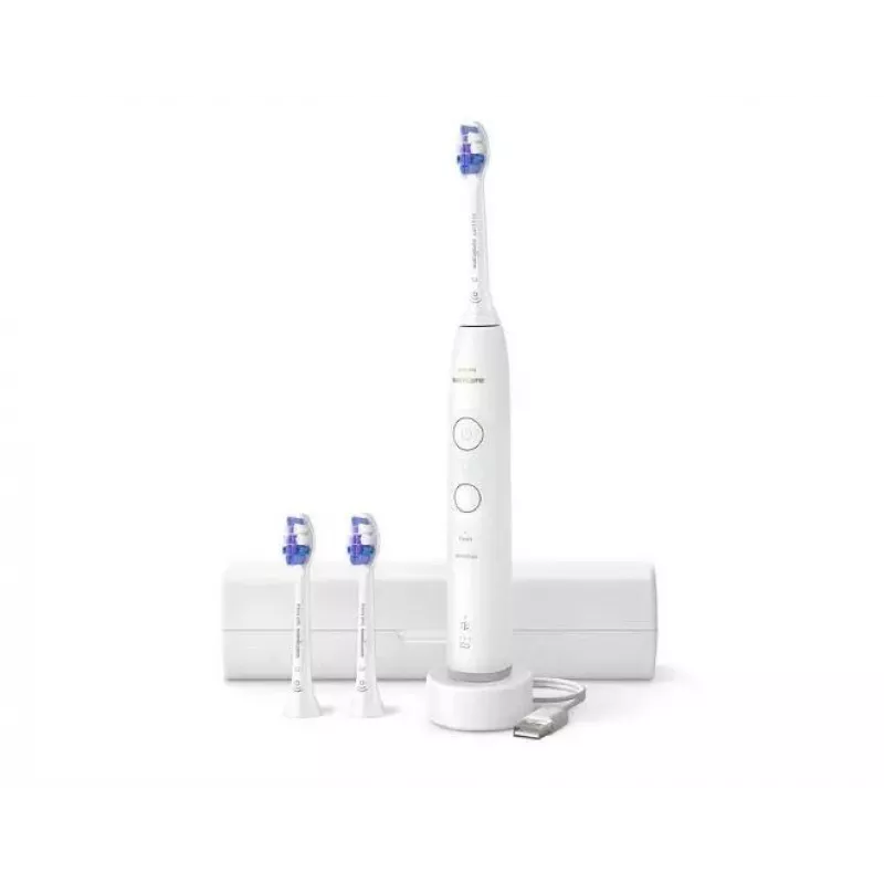 Philips Sonicare HX7400/02 Elektryczna szczoteczka do zębów Biała i Jasnoniebieska