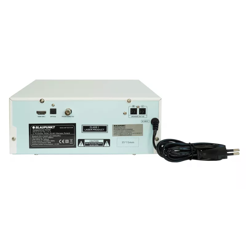 Blaupunkt MS30.2BT Edition Micro System z Bluetooth, CD, USB, HDMI ARC, radiem FM, 2x25W RMS, czarny