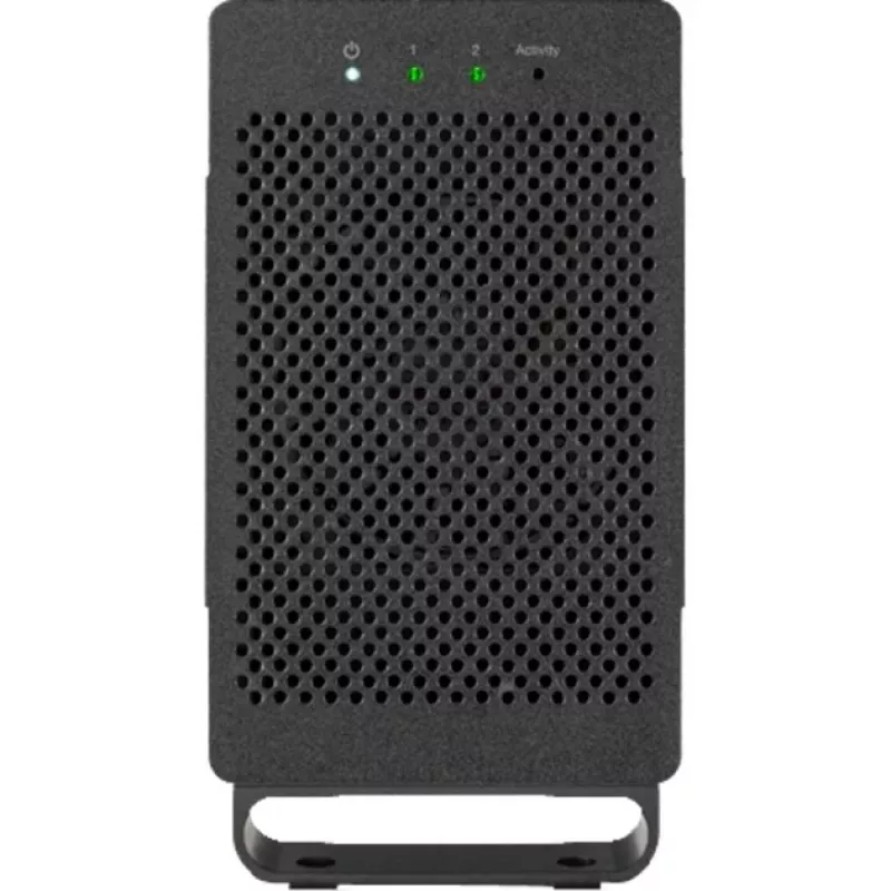 OWC Mercury Elite Pro Dual - Zewnętrzna obudowa RAID - 2-zatokowa - 2,5/3,5 cala - SATA I/II/III - USB 3.1 Gen 1 i eSATA - Aluminium - Czarny