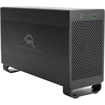 OWC Mercury Elite Pro Dual - Zewnętrzna obudowa RAID - 2-zatokowa - 2,5/3,5 cala - SATA I/II/III - USB 3.1 Gen 1 i eSATA - Aluminium - Czarny