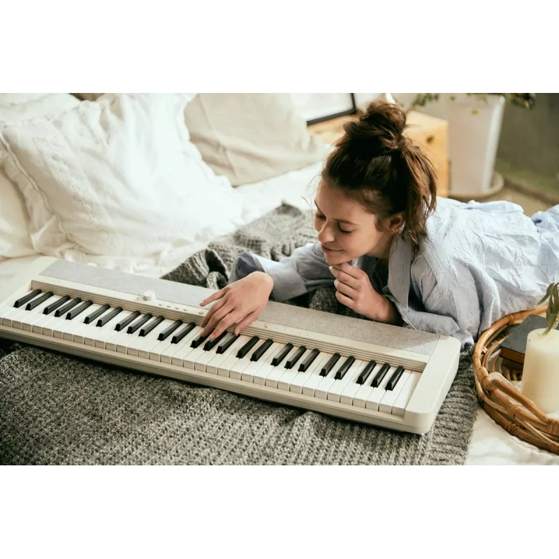 Casio CT-S1 Syntezator Cyfrowy 61 Klawiszy Biały