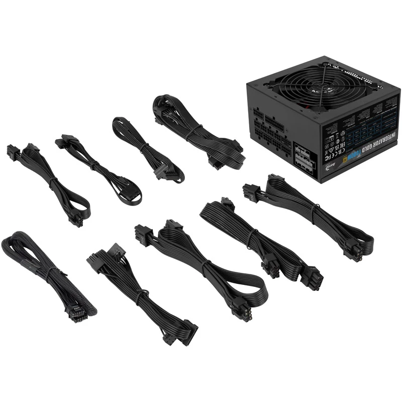 Aerocool Integrator Gold 1000W Zasilacz ATX Czarny