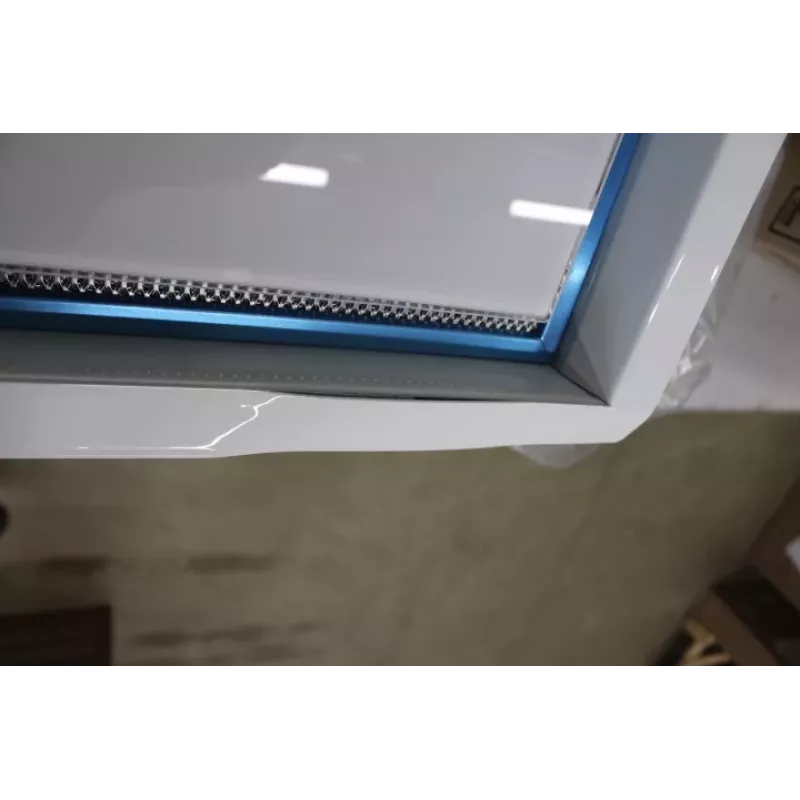 CATA GC DUAL A 45 XGWH Okap kuchenny, 45 cm, 820 m³/h, sterowanie dotykowe, LED, biały szklany, klasa energetyczna A