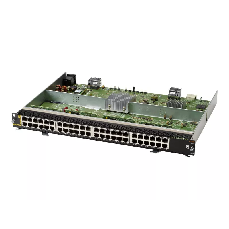 HP ENTERPRISE HPE Aruba Networking 6400 48-Port 1GbE Class 4 PoE v2 Module - Switch Module - L3 - 48 x 10/100/1000 (PoE)