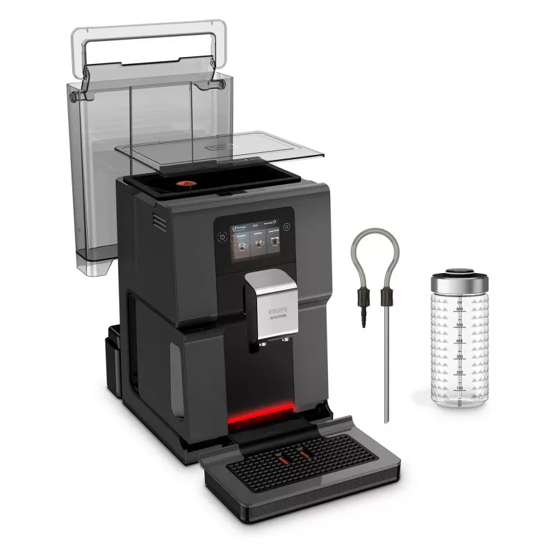 KRUPS Intuition Preference EA872B10 Ekspres do kawy w pełni automatyczny z cappuccinatore, 15 bar, czarny