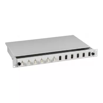EFB Elektronik BA71921.24 Splice Box LC OS2 24 Pigtails / 12 Couplings 1U Pull-Out Drawer