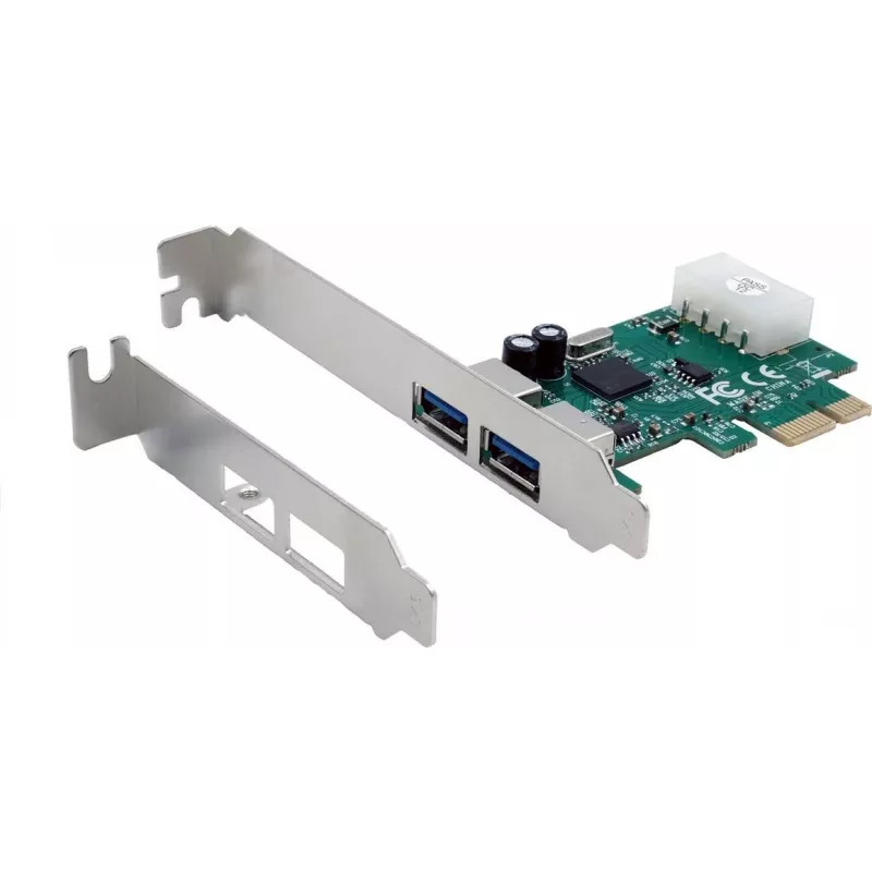 EXSYS EX-11042 PCIe USB 3.2 Gen 1 Card z 2 portami, chipset NEC