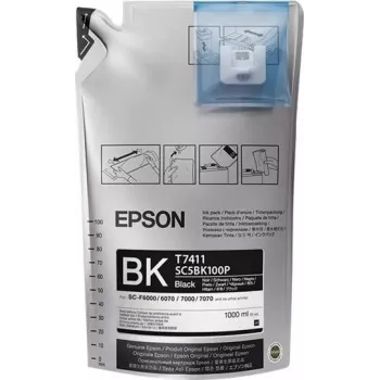 EPSON UltraChrome DS Black T741100 Ink Pack (1L x 6) - Oryginalny tusz do sublimacji