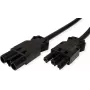 BACHMANN Spiral Power Cable H05VV-F 3G1.5mm² Black 4.0m with ISV Locking Mechanism (BM0010696)