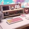 Glorious GPBT Keycaps - Pink Grapefruit (114 klawiszy, profil Cherry, PBT, barwione sublimacyjnie)