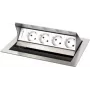 Kindermann CablePort Standard² 4-Fold Mounting Plate - Czarny (250x190mm)