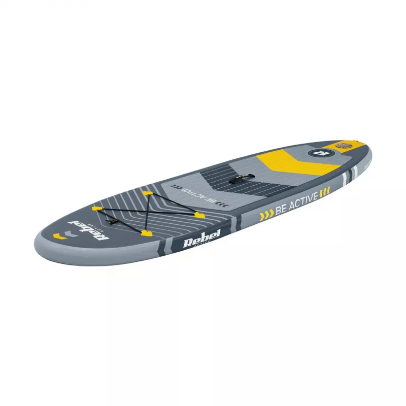 REBEL ACTIVE Small Inflatable SUP Board Gray RBA-4511