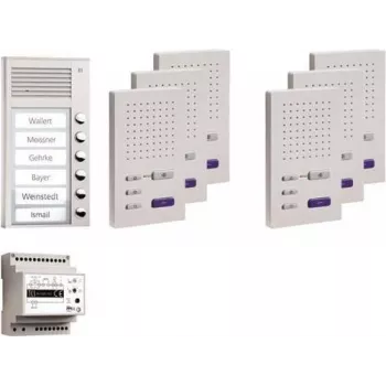 TechniSat TCS Audio Intercom System Set PPAF06-EN/02 AP Hands-Free 6 Participants