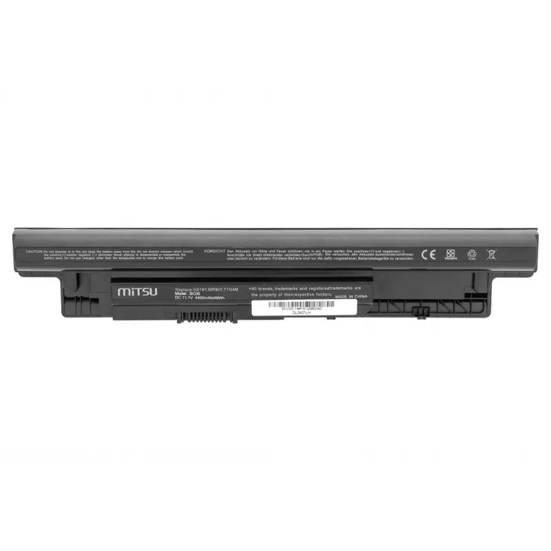 MITSU Battery for Dell Inspiron 14, 15, 17 4400 mAh (49 Wh) 10.8 - 11.1 Volt - Black