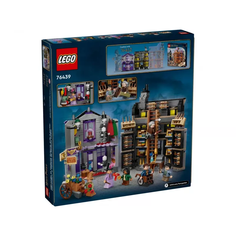 LEGO Harry Potter 76439 Ollivanders & Madam Malkin's Robes Zestaw do Budowania (744 elementy)