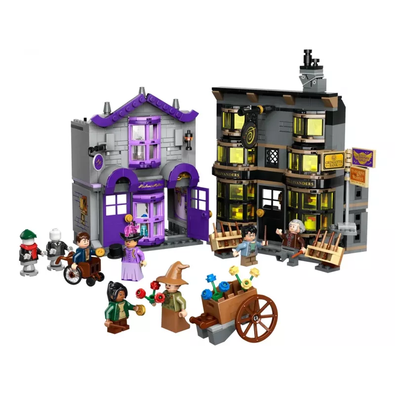 LEGO Harry Potter 76439 Ollivanders & Madam Malkin's Robes Zestaw do Budowania (744 elementy)