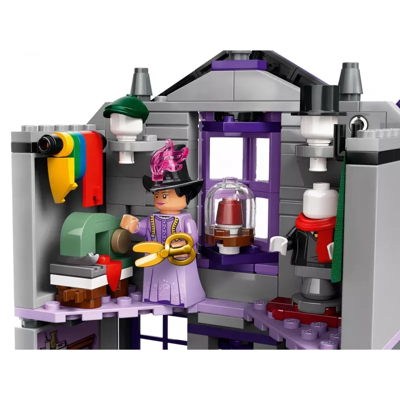 LEGO Harry Potter 76439 Ollivanders & Madam Malkin's Robes Zestaw do Budowania (744 elementy)