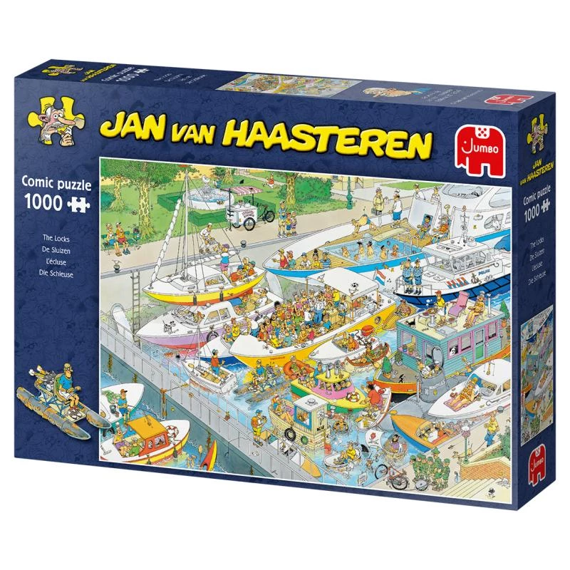 JUMBO SPIELE Jan van Haasteren The Locks 1000-częściowa układanka