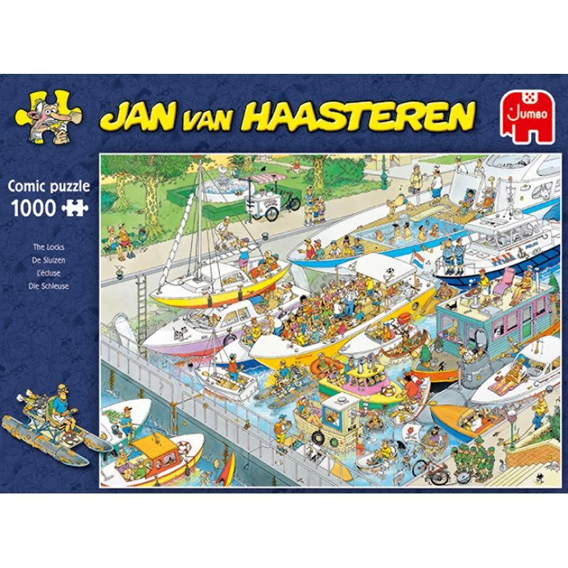 JUMBO SPIELE Jan van Haasteren The Locks 1000-częściowa układanka