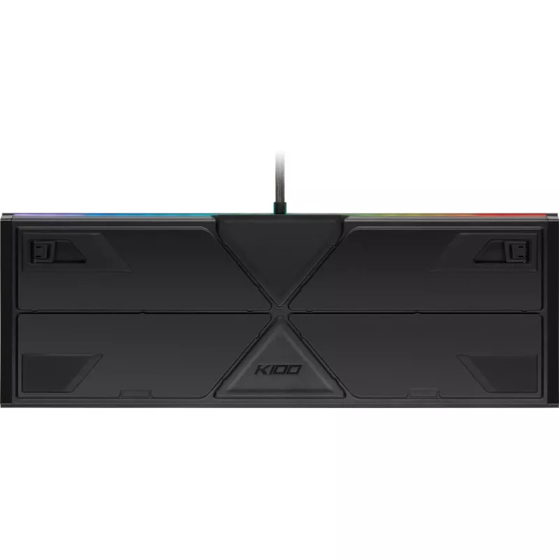 Klawiatura gamingowa Corsair K100 RGB, przełączniki optyczno-mechaniczne CORSAIR OPX, podświetlenie RGB LED, czarna