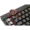 Klawiatura gamingowa Corsair K100 RGB, przełączniki optyczno-mechaniczne CORSAIR OPX, podświetlenie RGB LED, czarna