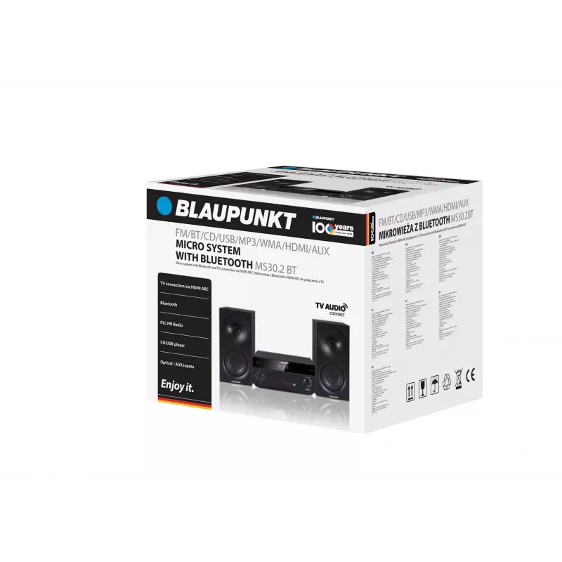 Blaupunkt MS30.2BT Bluetooth Mikrofon Czarny