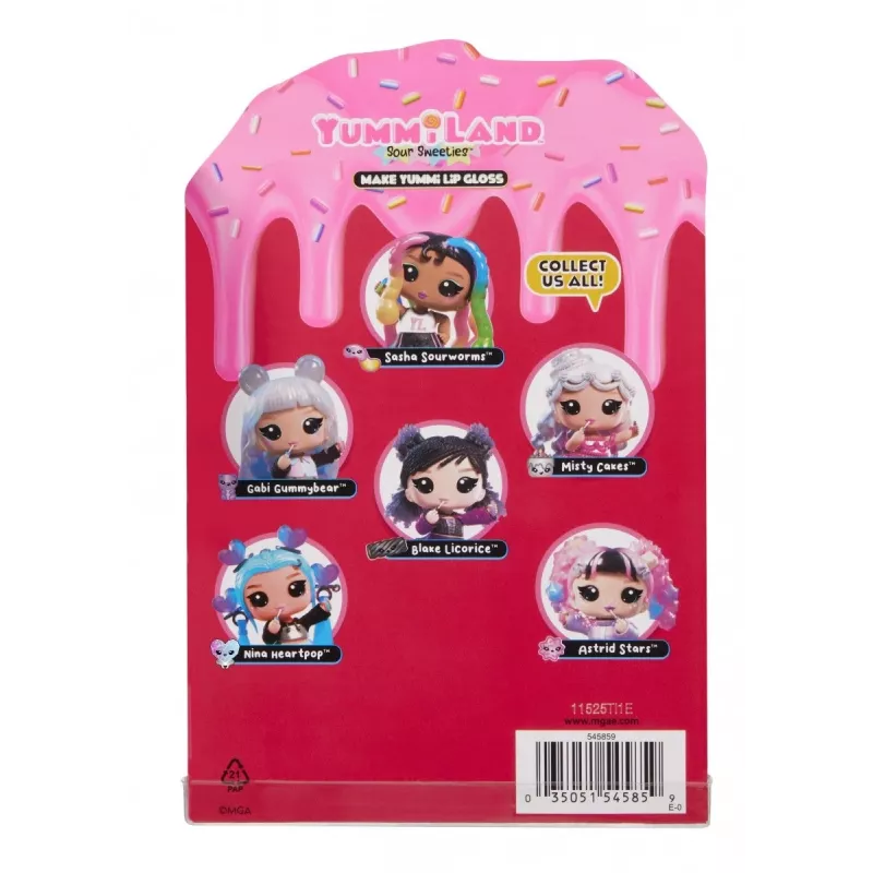 MGA ENTERTAINMENT Yummiland lalka z błyszczykiem Sour Sweeties – Astrid Stars