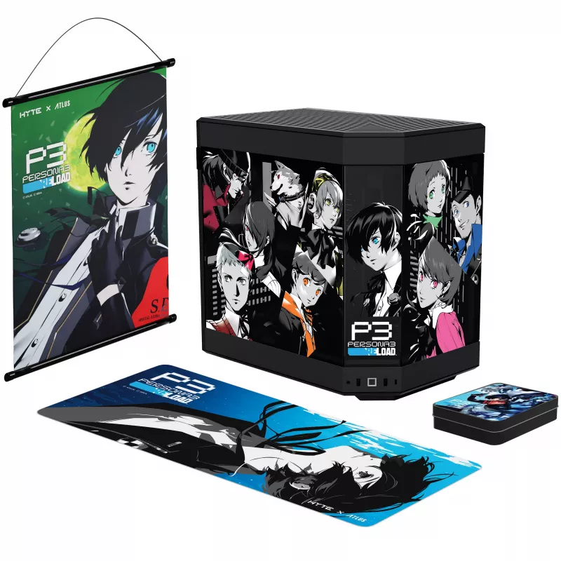 HYTE Y60 Persona 3 Reload Mid-Tower Case, Tempered Glass, Dark Blue/Black