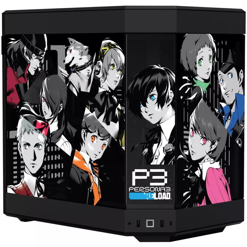 HYTE Y60 Persona 3 Reload Mid-Tower Case, Tempered Glass, Dark Blue/Black