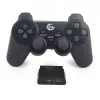GEMBIRD JPD-WDV-01 Bezprzewodowy gamepad do PS2/PS3/PC - 12 przycisków - 2.4 GHz - Czarny
