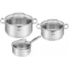 Tefal Duetto+ G719S674 6-częściowy zestaw garnków ze stali nierdzewnej