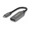 StarTech.com USB-C na HDMI Adapter - 24-pin USB-C Męski na HDMI Męski - 2 m (6.5 ft) - 4K 60Hz - Czarny
