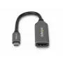 StarTech.com USB-C na HDMI Adapter - 24-pin USB-C Męski na HDMI Męski - 2 m (6.5 ft) - 4K 60Hz - Czarny