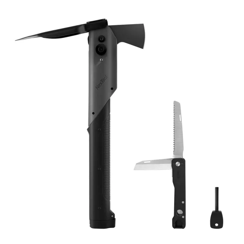 NexTool Thunder NE20057 wielofunkcyjna saperka - 16-w-1 łopatka survivalowa z piłą, krzesiwem i nie tylko