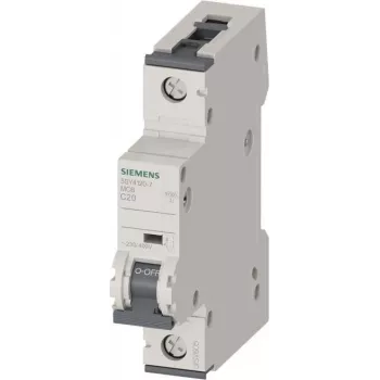 Siemens SENTRON 5SY4 MCB 20A 1-biegunowy C 6kA Wyłącznik nadprądowy