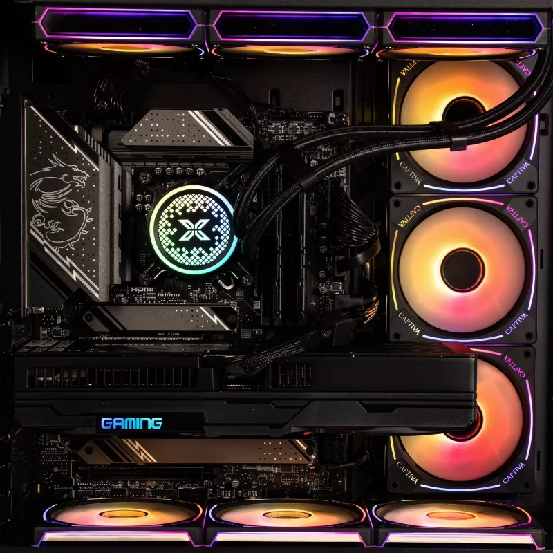 CAPTIVA Highend Gaming I89-020 Desktop PC (Intel Core i9-14900KF, 64GB DDR5 RAM, 2TB NVMe SSD, NVIDIA GeForce RTX 5080 16GB GDDR7, Windows 11 Home)