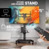 ONKRON TS1552E-B Mobilny stojak TV na ekrany 43-75 cali, czarny