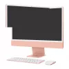Apple iMac 24-calowy 4.5K Retina Display M4 Chip 8-rdzeniowy CPU 8-rdzeniowy GPU 16-rdzeniowy Neural Engine 16GB RAM 256GB SSD Standard Glass Magic Keyboard German QWERTZ Magic Mouse Orange
