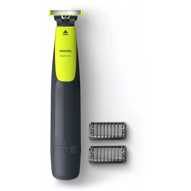 Philips OneBlade QP2510/15 Golarka i Trymer - Czarny/Limonkowy, Zasilany Bateryjnie, 30 min Czasu Pracy