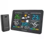 Hyundai HY-WS4480 Stacja pogodowa z kolorowym wyświetlaczem LCD, zegarem sterowanym radiowo DCF77 i bezprzewodowym czujnikiem zewnętrznym