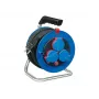 Brennenstuhl Garant Compact Cable Reel H05RR-F 3G1.5 - Extension Reel - Input Power Supply - Output Connections: 3 (Power Supply) - 15 m Cable - Black